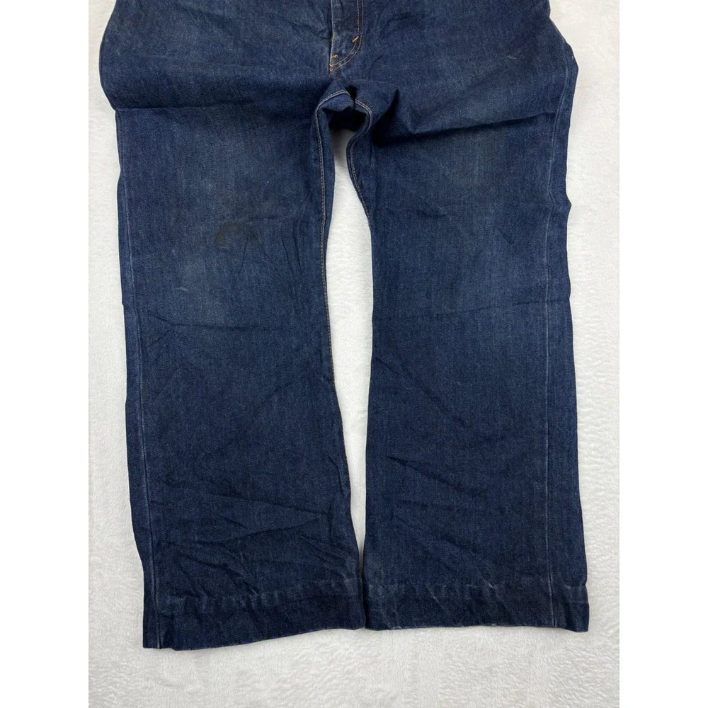 Levis 517 Men's 38x30 Western Bootcut Dark Wash Vintage Look Denim Jeans